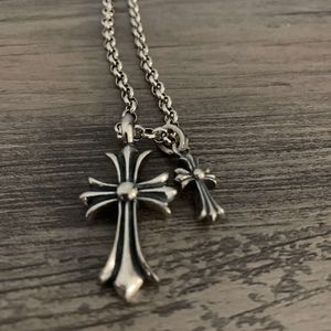 Chrome Hearts Double Cross Necklace